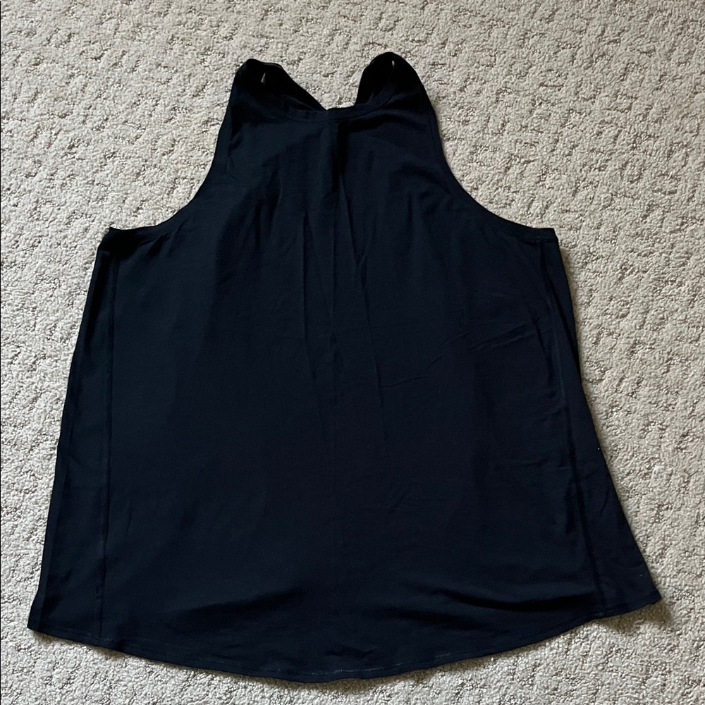 Black backless Women's Tank Top
